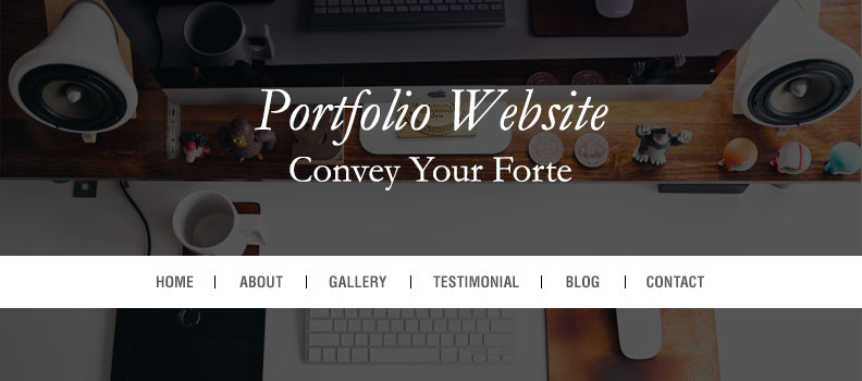 Portfolio Website - Convey your forte