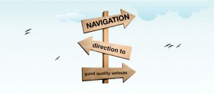 Easy navigation menu