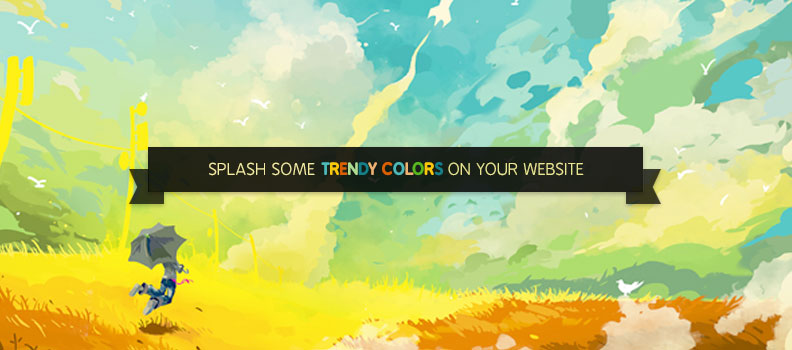 Splash trendy colors on your website