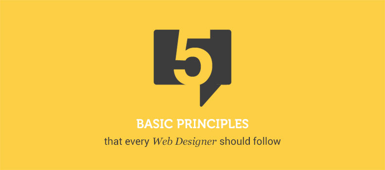 Principles followed by web designer