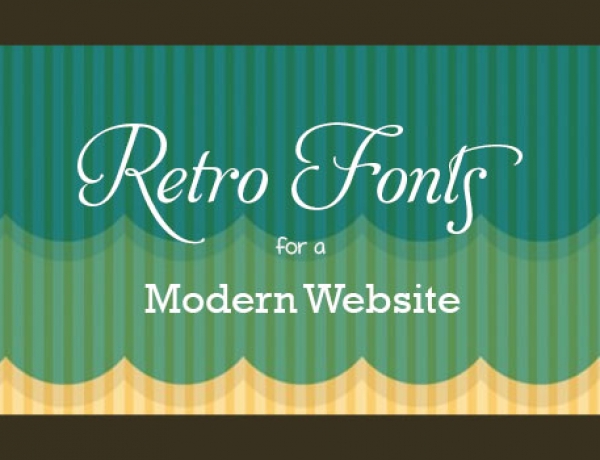 Retro Fonts For A Modern Website – The Ultimate Paradox Combination