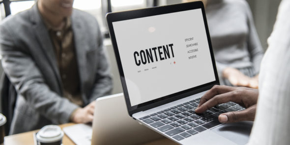 Compelling content for website