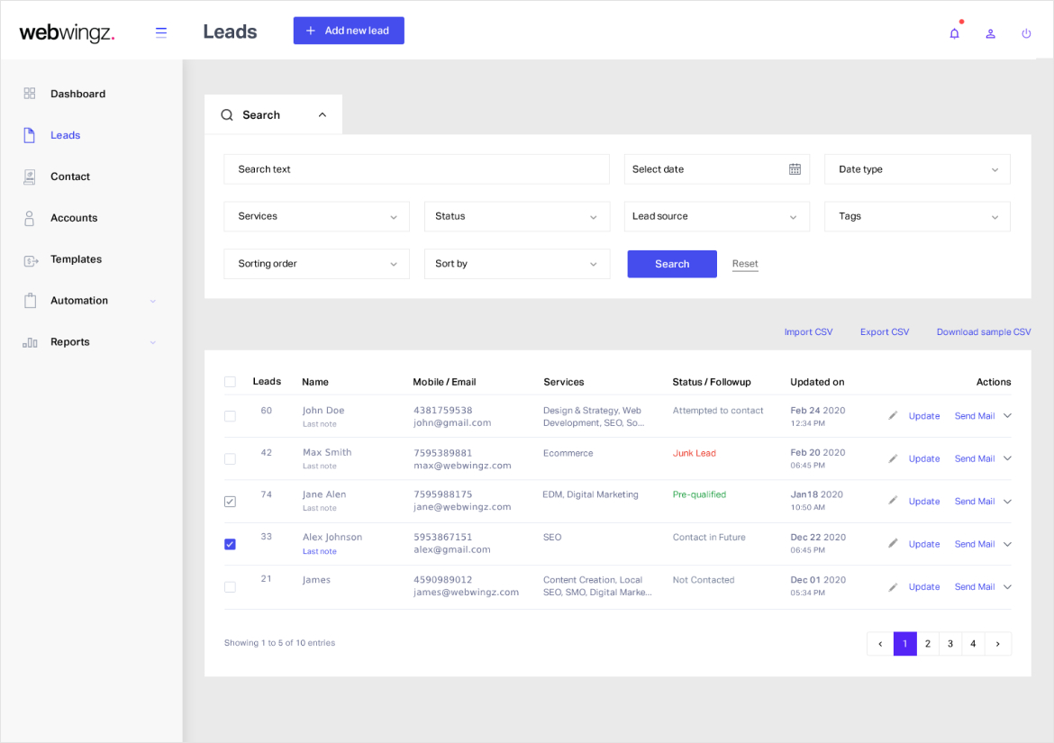 chasecrm-dashboard