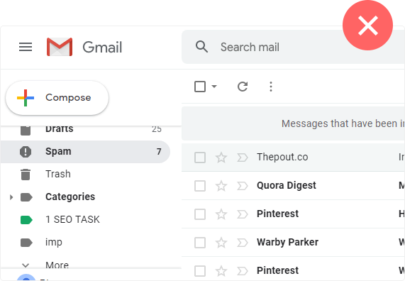 Gmail email inbox