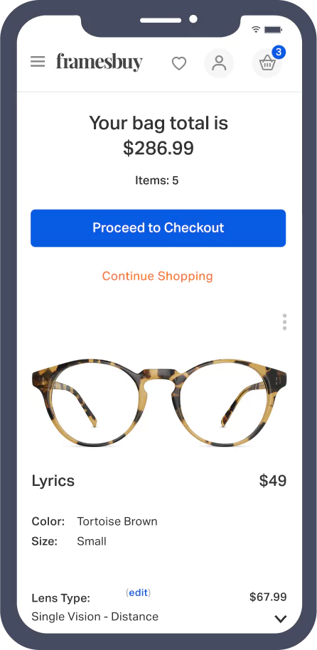 Framesbuy mobile view 4