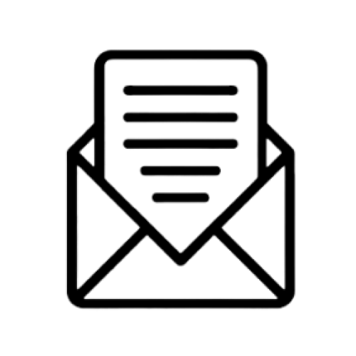 Email newsletter design icon